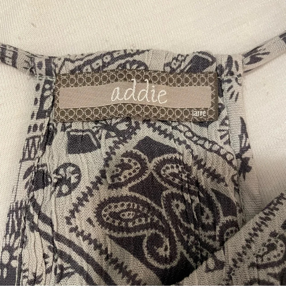 Addie Bohemian Flowy Sleeveless Blouse - Picture 7 of 7